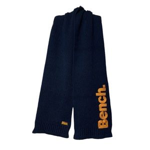 BENCH Dark Blue Knit Scarf Like New